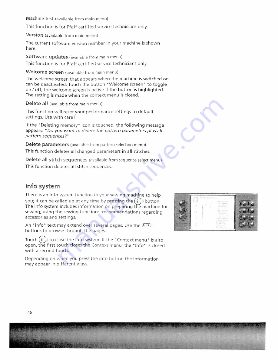 Pfaff perfomance 2054 Manual Download Page 47