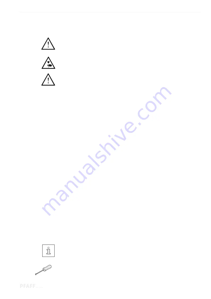 Pfaff PLUSLINE 2483-3/03-980 Series Adjustment Manual Download Page 5