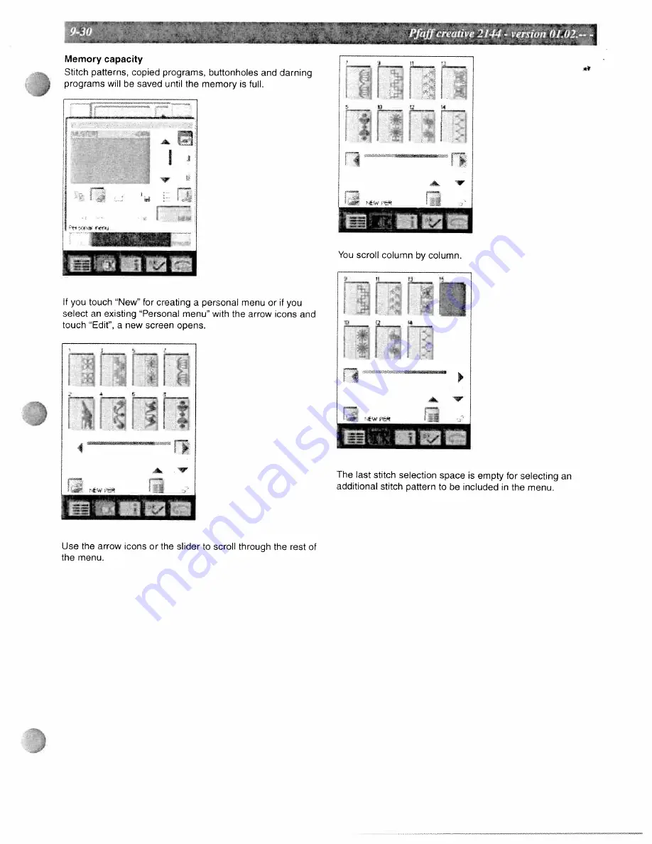 Pfaff Sewing Machine Instruction Book Download Page 115