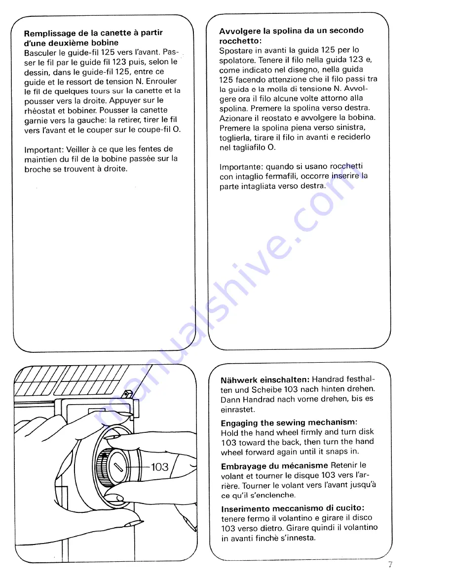 Pfaff tipmatic 1119 Instruction Book Download Page 11