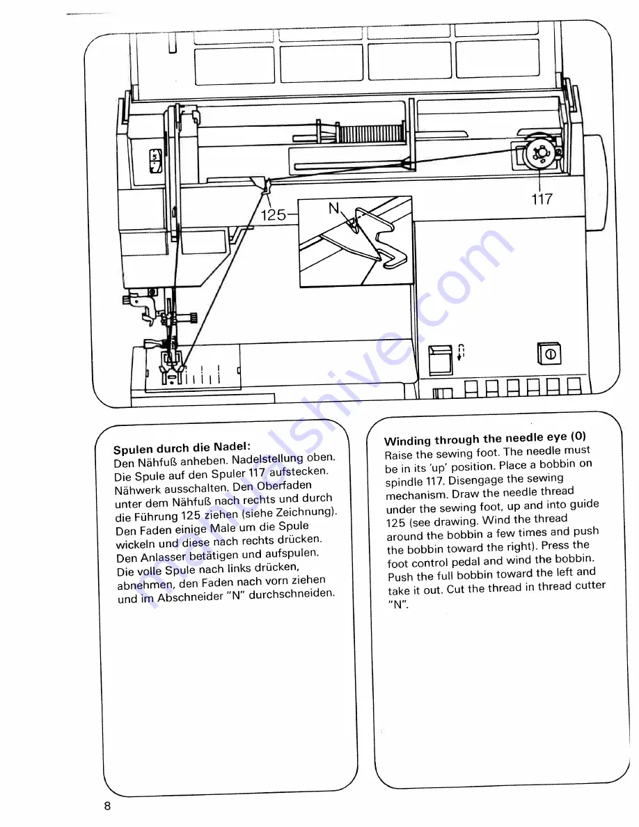 Pfaff tipmatic 1119 Скачать руководство пользователя страница 12