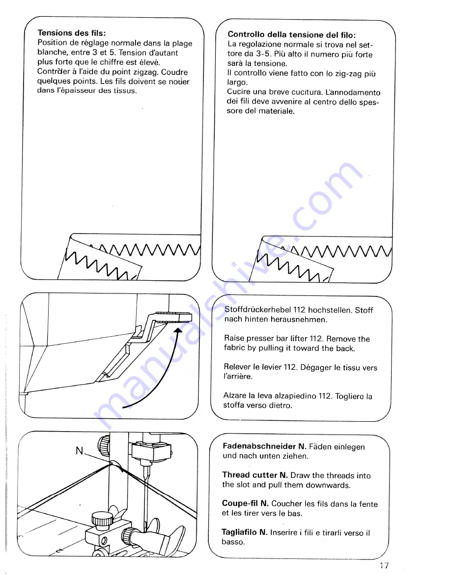 Pfaff tipmatic 1119 Instruction Book Download Page 20