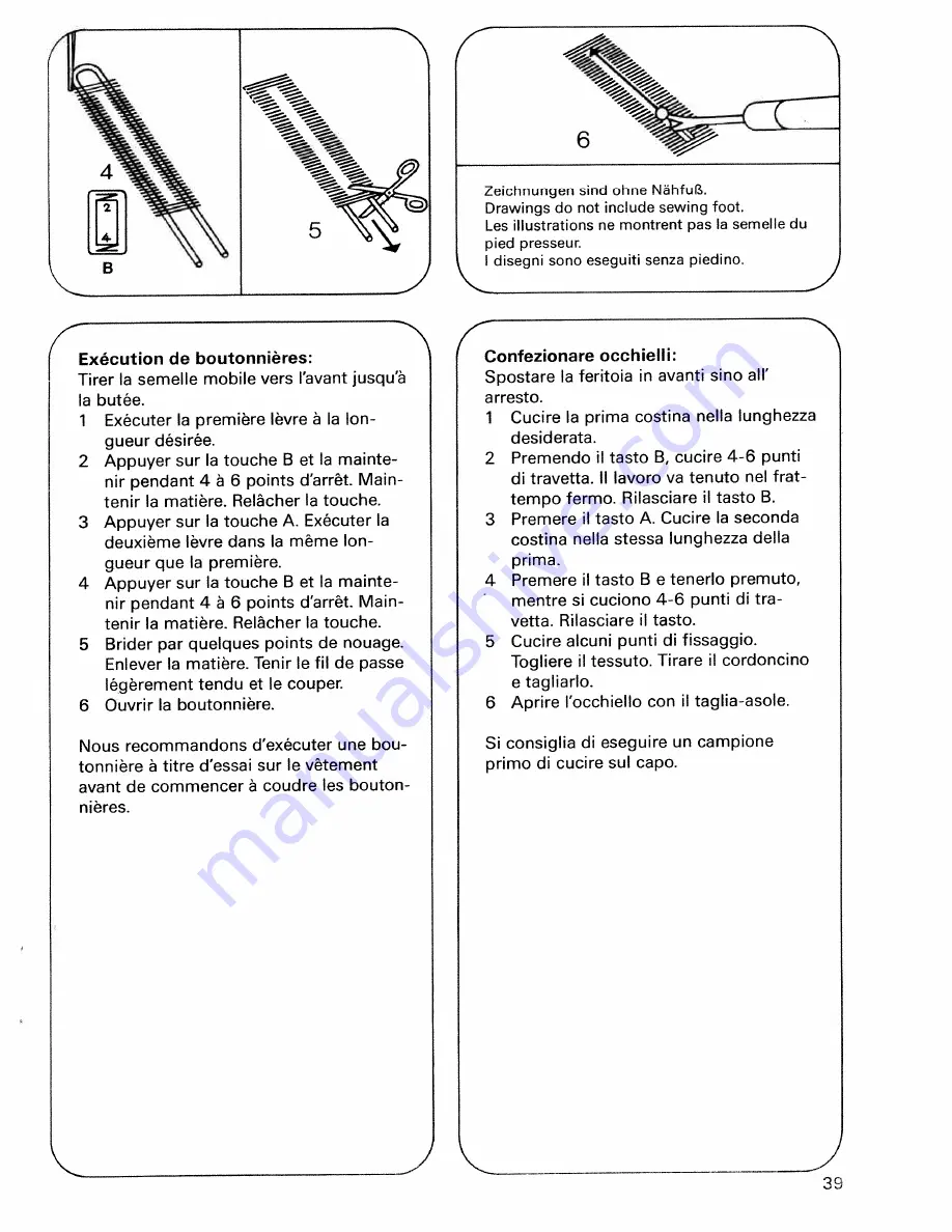 Pfaff tipmatic 1119 Скачать руководство пользователя страница 42