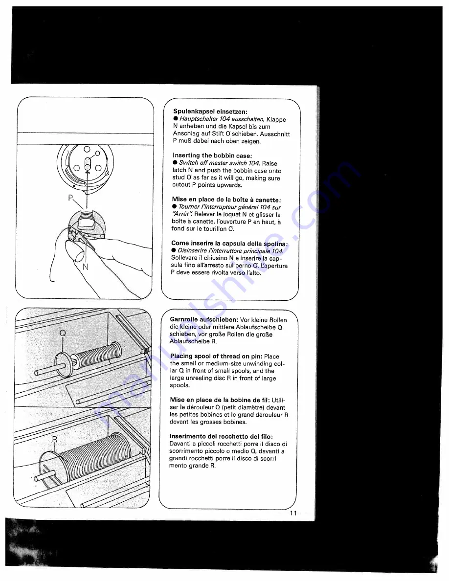 Pfaff tipmatic tiptronic 1151 Instruction Book Download Page 14