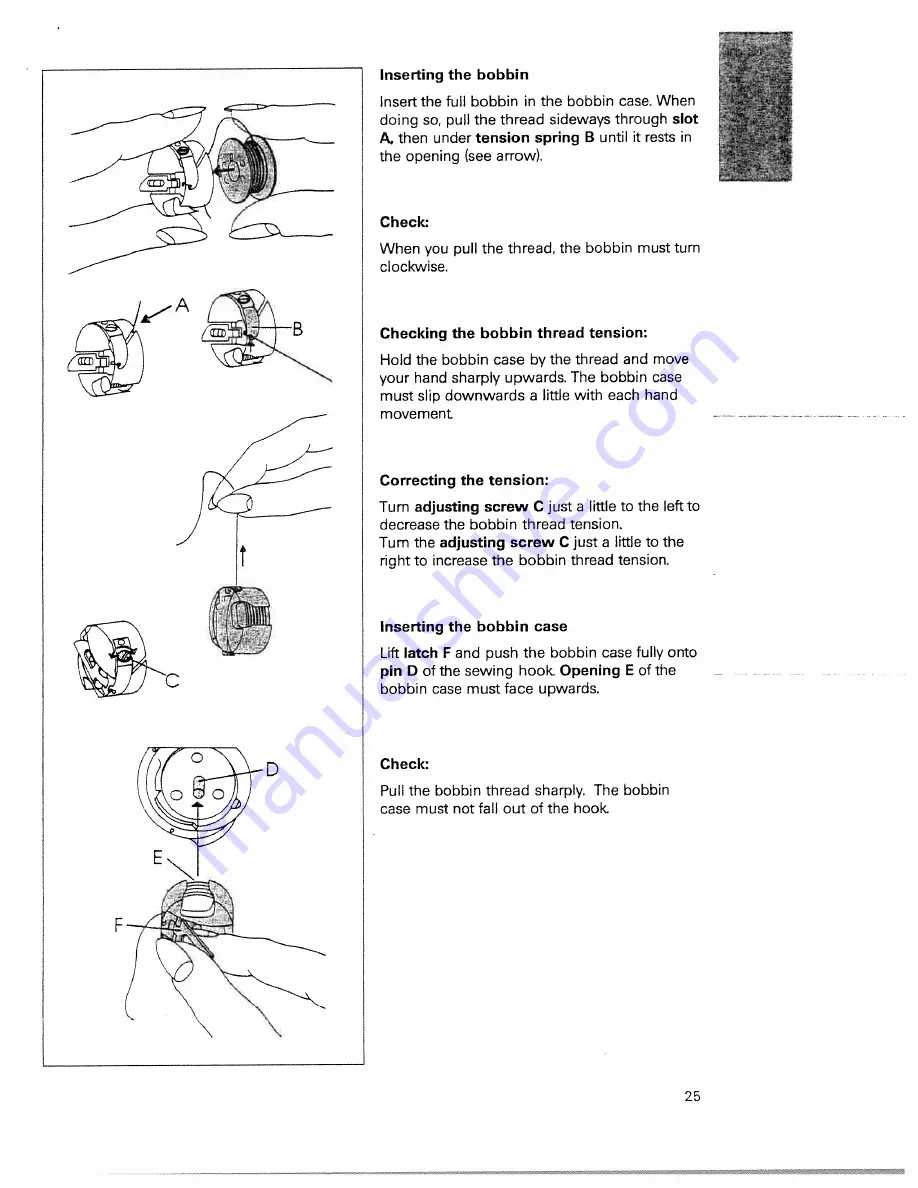 Pfaff tiptronic 2030 Instruction manual Скачать руководство пользователя страница 27