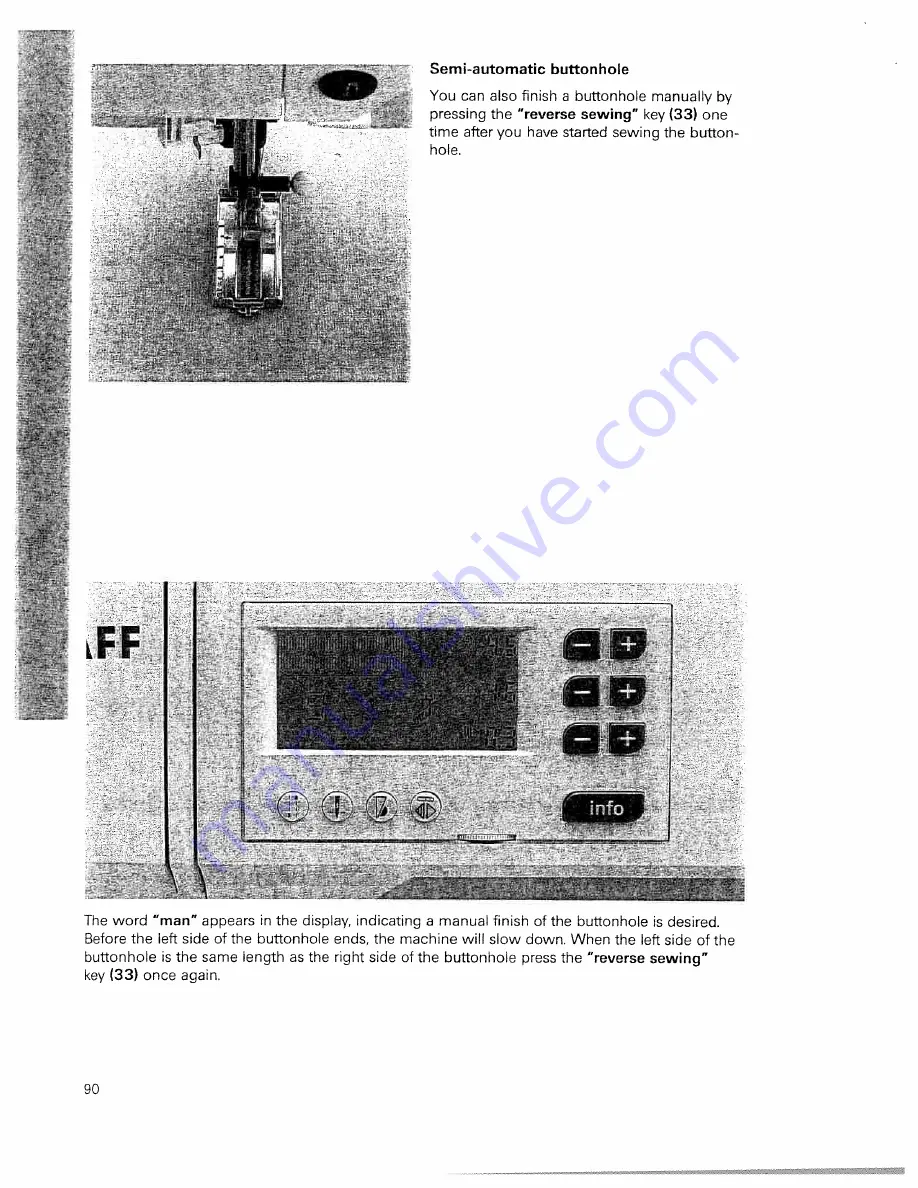 Pfaff tiptronic 2030 Instruction manual Скачать руководство пользователя страница 86