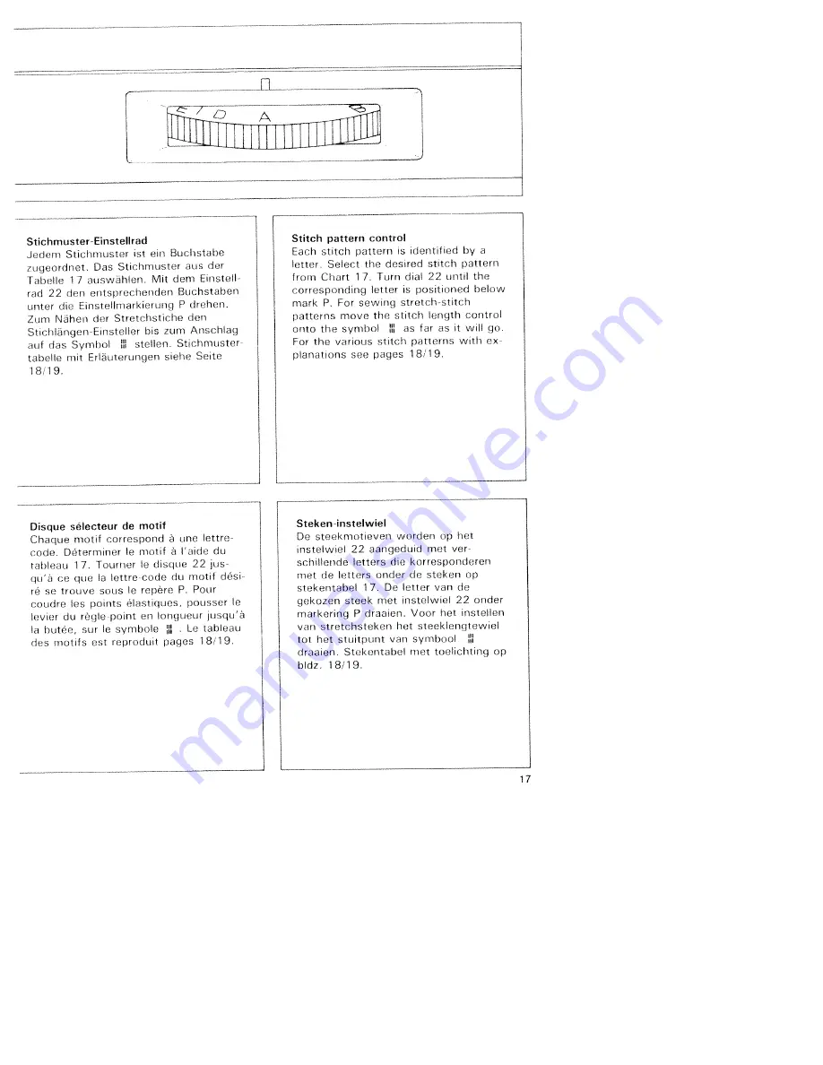 Pfaff varimatic 6085 Instruction Book Download Page 21