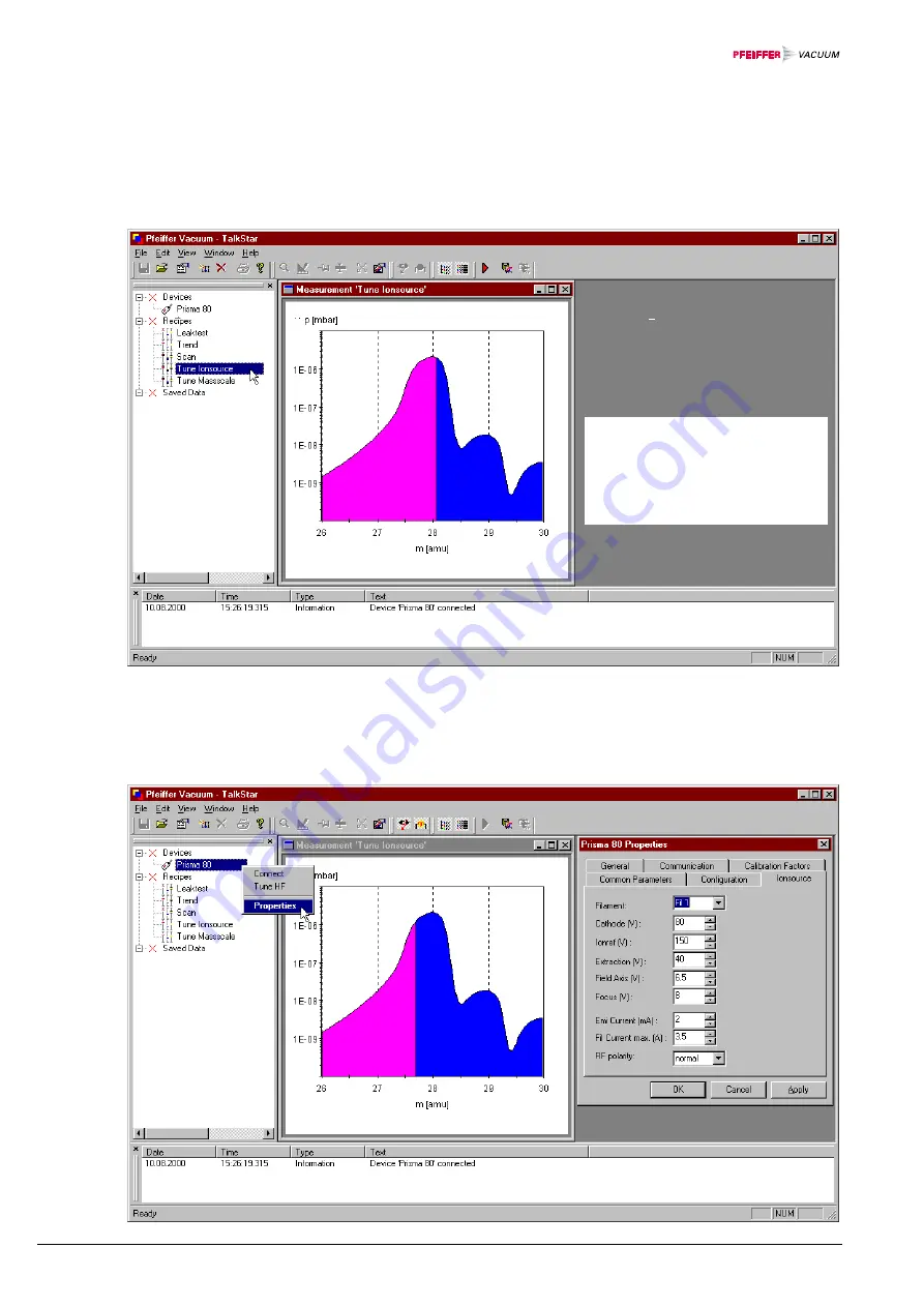 Pfeiffer Vacuum Prisma 80 QMS 200 Operating Instructions Manual Download Page 26