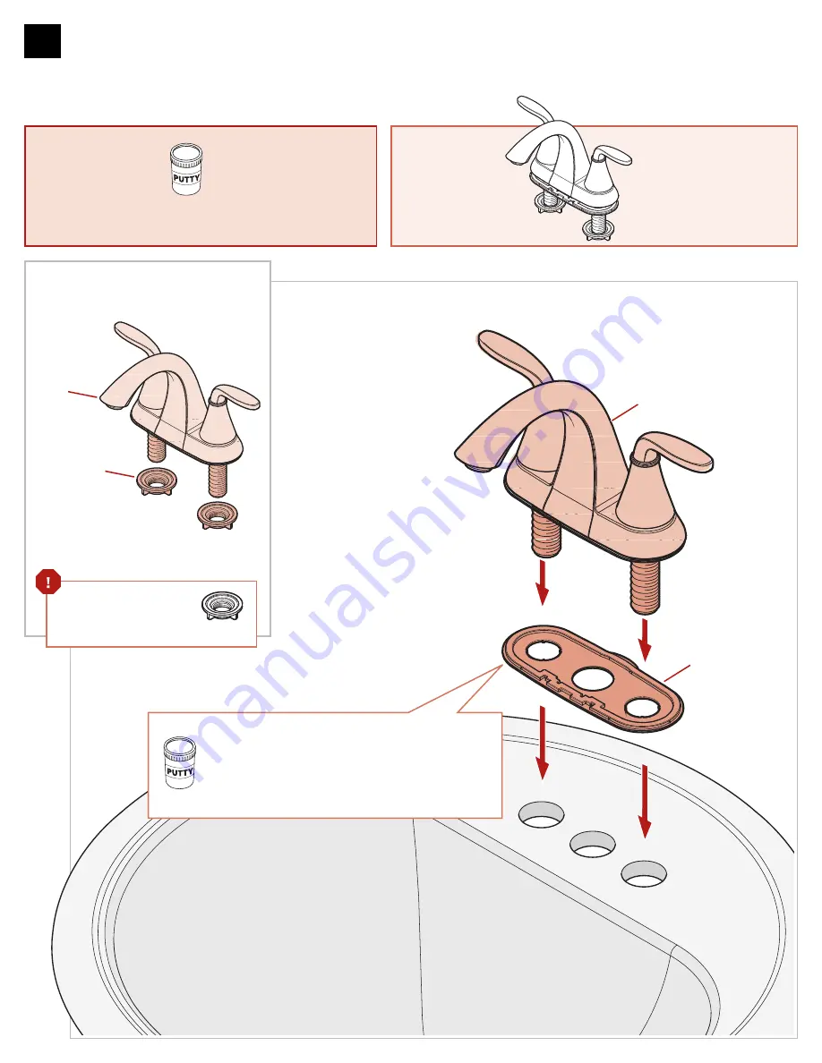 Pfister Pasadena LF-048-PD Quick Installation Manual Download Page 2