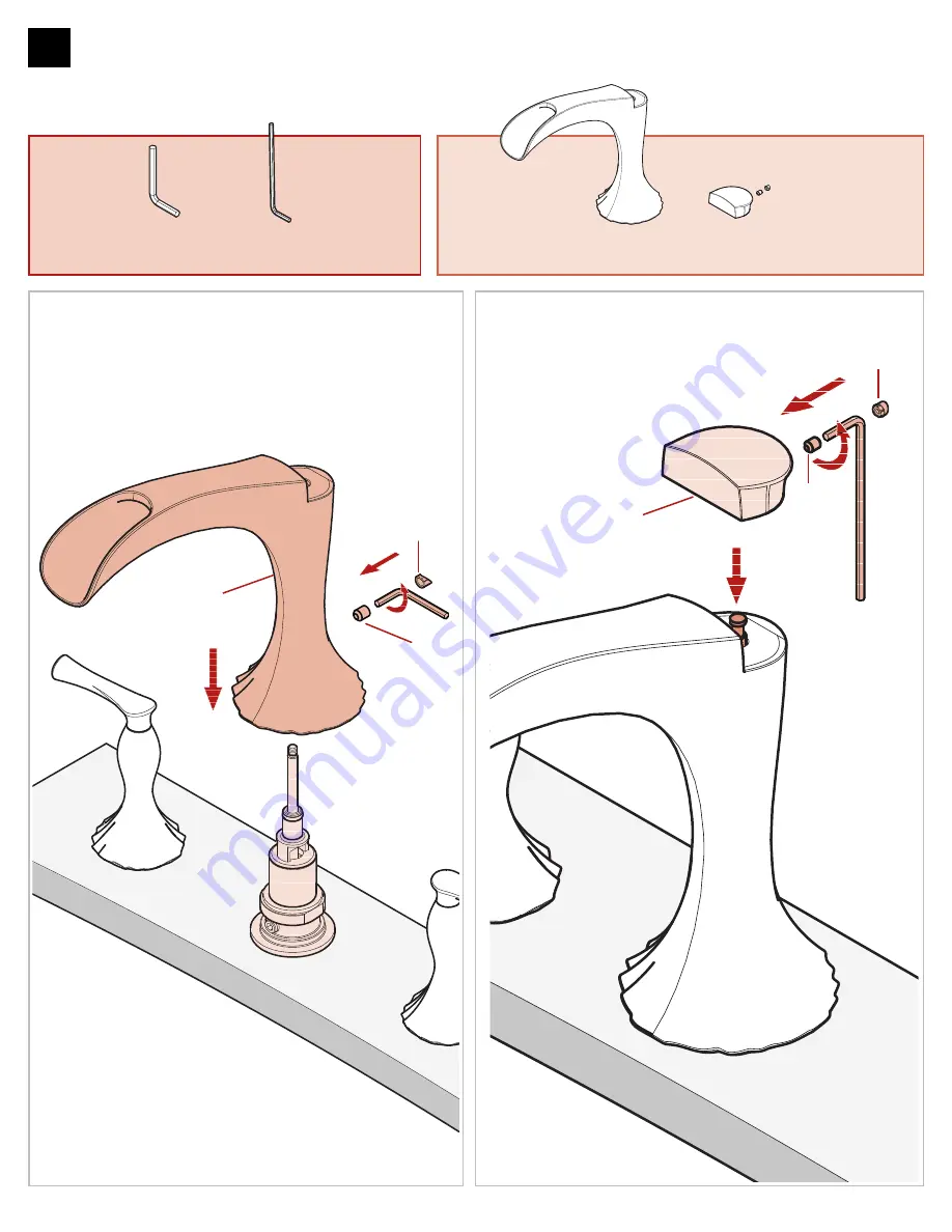 Pfister Rhen LG6-4RH Quick Installation Manual Download Page 4