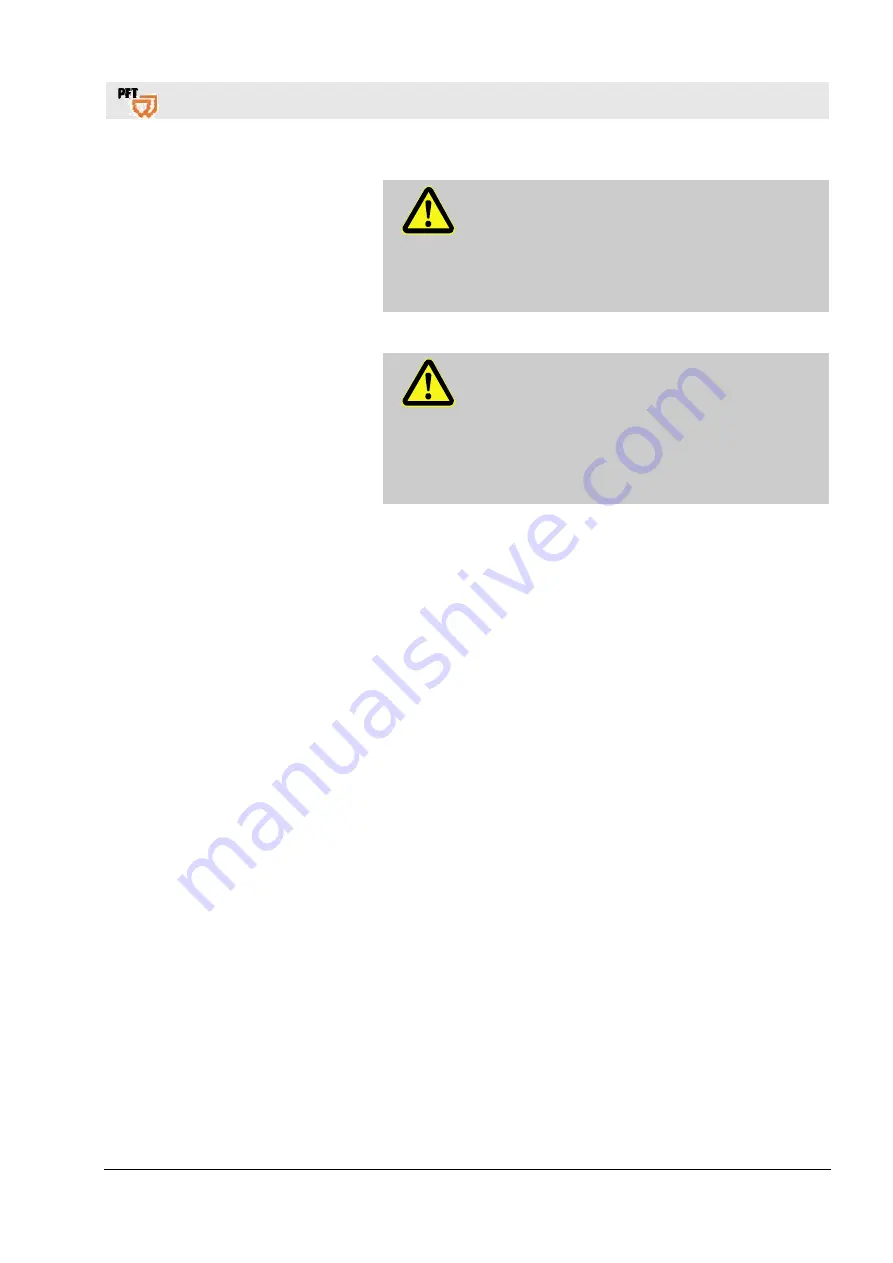 PFT 00 24 88 94 Operating Manual Download Page 25