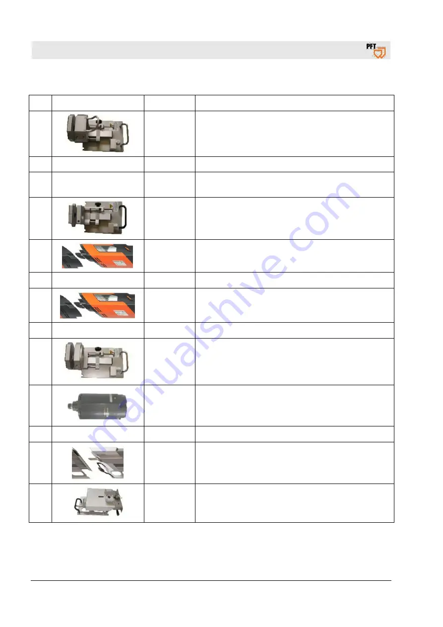 PFT 00631891 Operating Manual Download Page 42