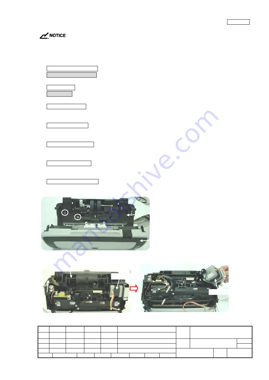 PFU Limited fi-6130 Maintenance Manual Download Page 101