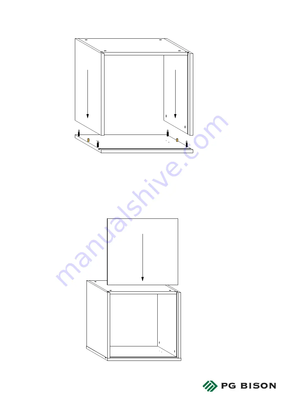 PG BISON BLUM FLATPAX KITCHEN TANDEM WOODEN DRAWER BOX HEIGHT 3 Assembly Manual Download Page 4