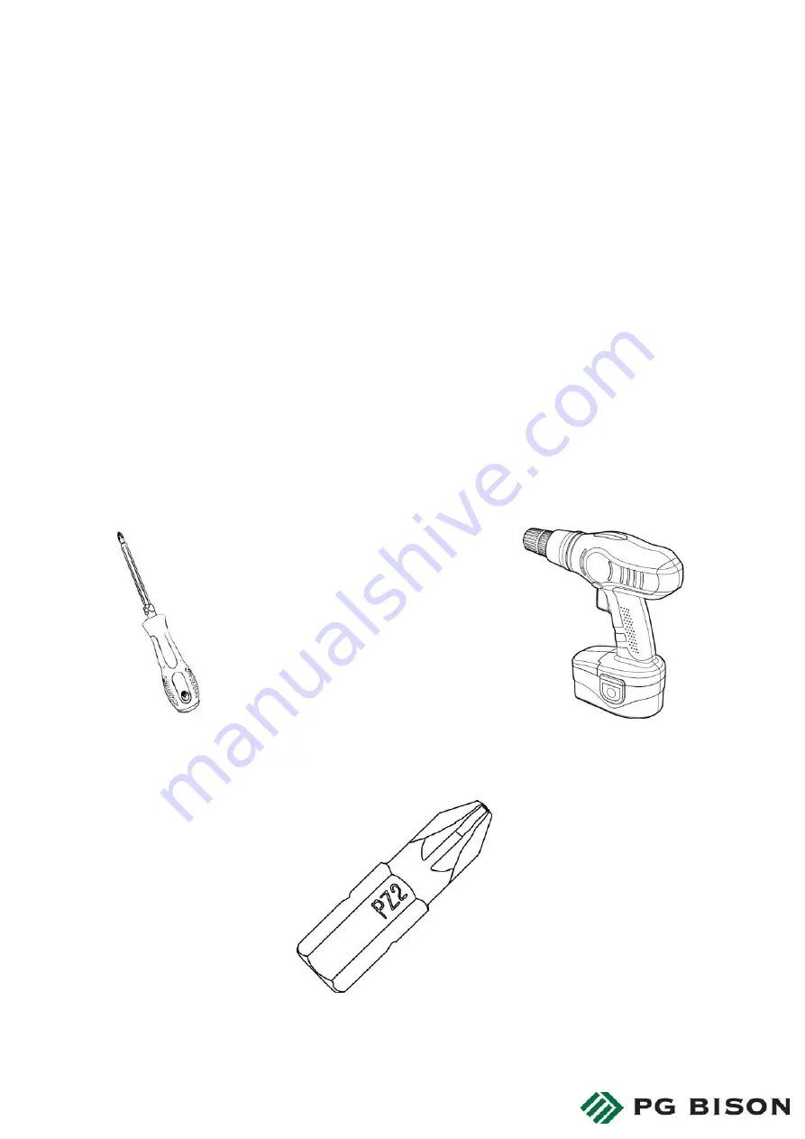 PG BISON KINETIC FLATPAX RANGE Assembly Manual Download Page 2