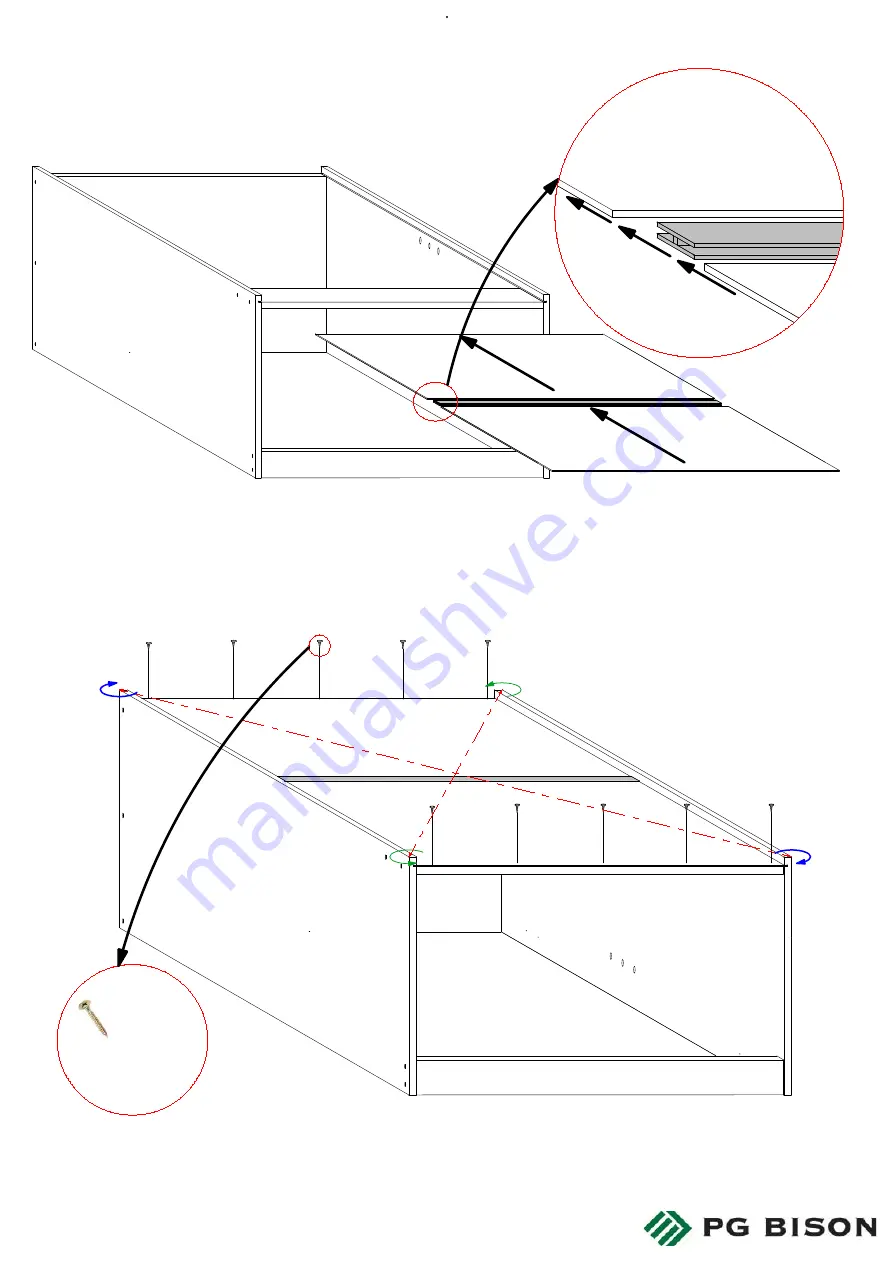 PG BISON KINETIC FLATPAX Series Assembly Manual Download Page 4