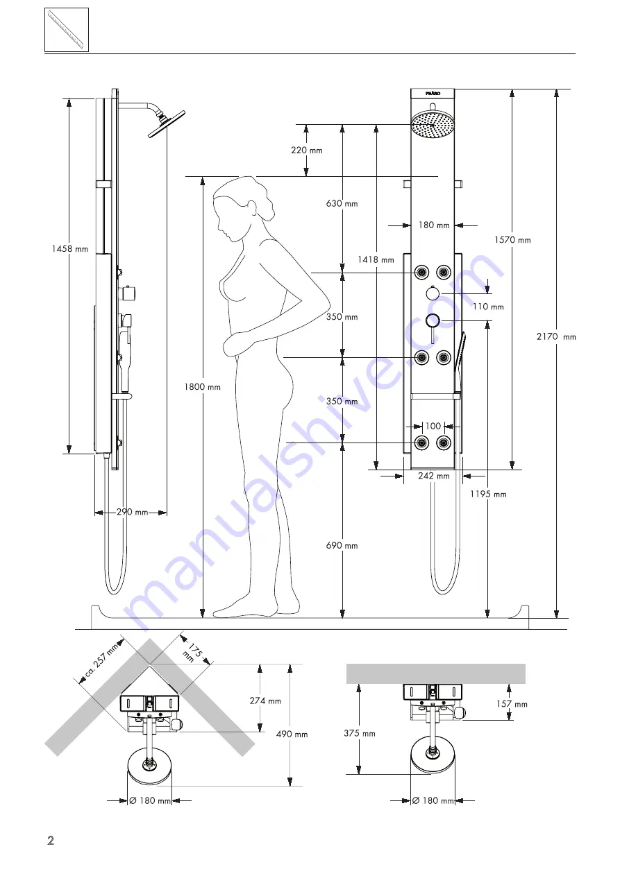 PHARO Lift 2 2621 000 Series Скачать руководство пользователя страница 2