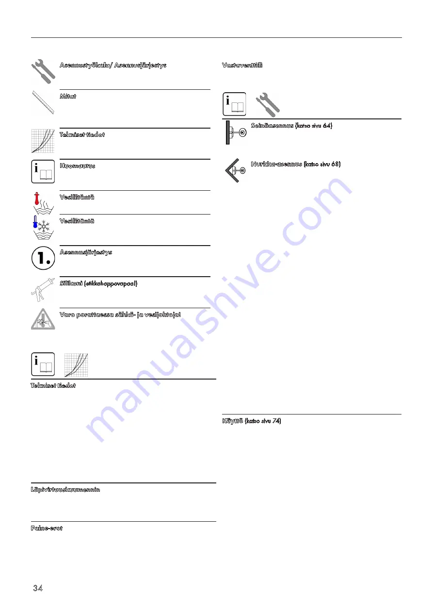 PHARO Lift 2 2621 000 Series Installation Instructions Manual Download Page 34