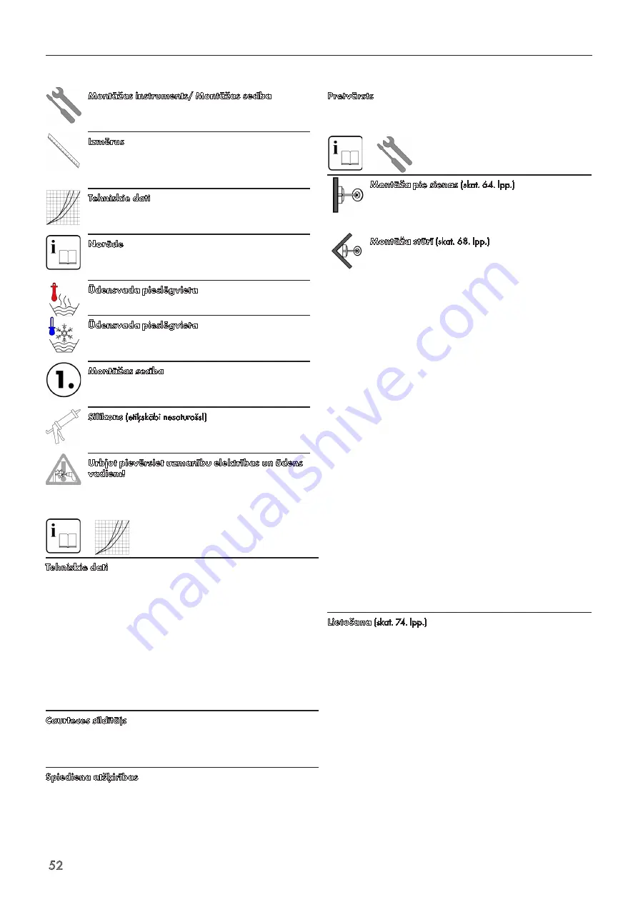 PHARO Lift 2 2621 000 Series Installation Instructions Manual Download Page 52