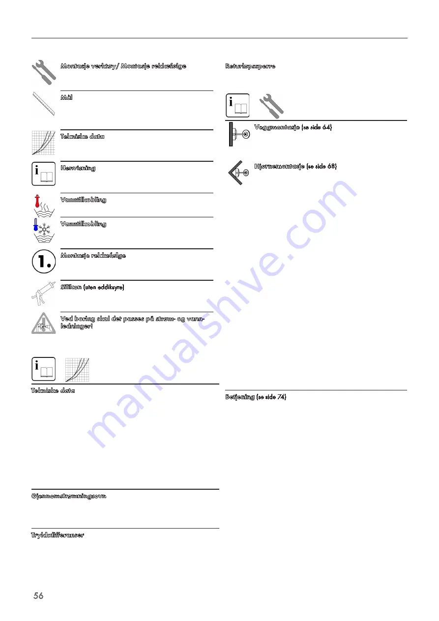 PHARO Lift 2 2621 000 Series Installation Instructions Manual Download Page 56