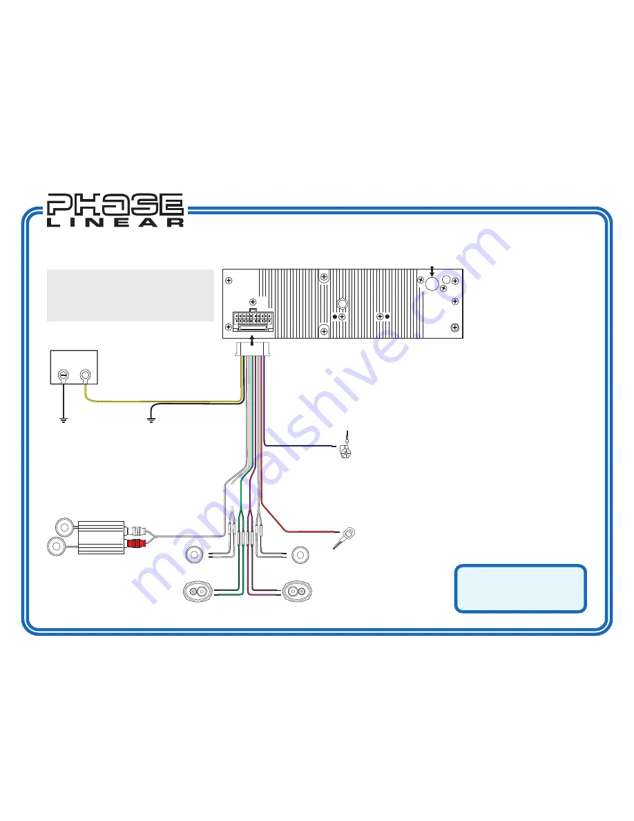 Phase Linear MP1311 Quick Start Manual Download Page 2