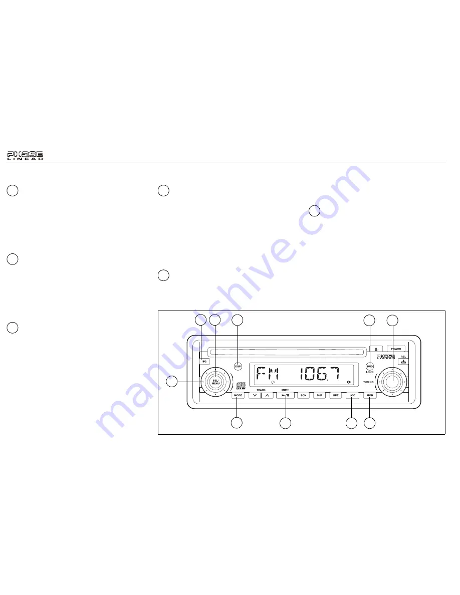 Phase Linear PCD160U Owner'S Manual Download Page 8