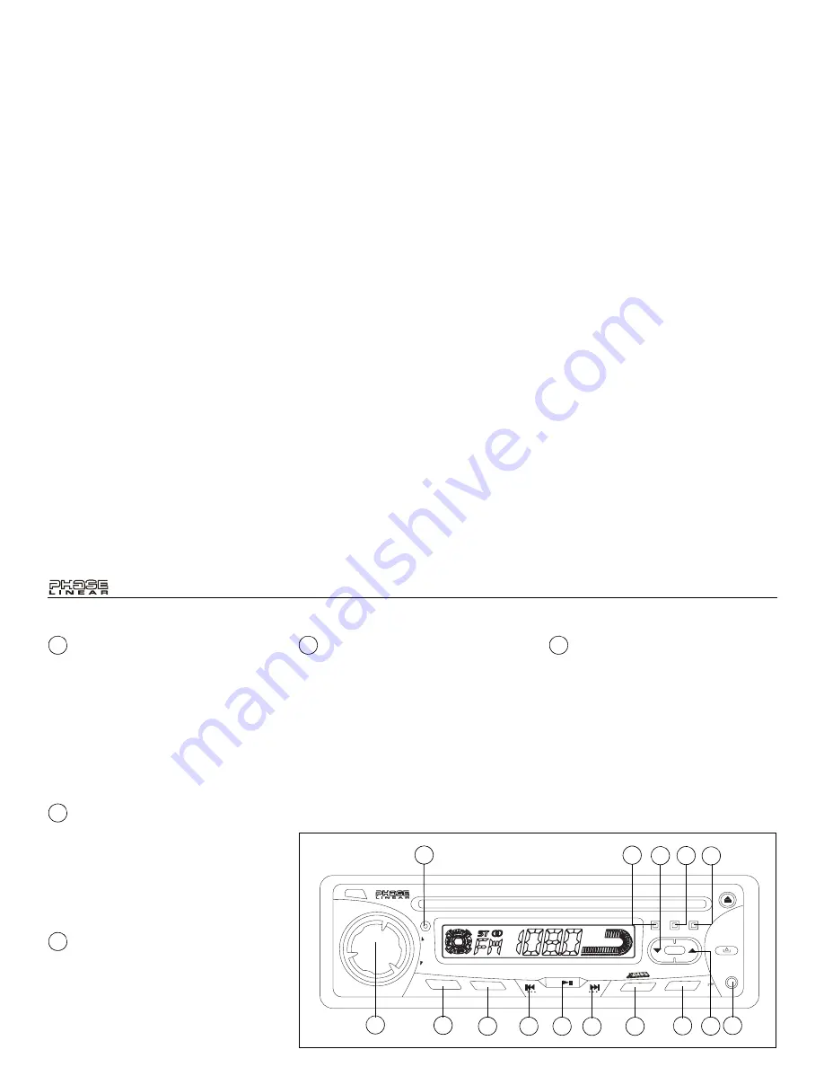 Phase Linear PCD161 Owner'S Manual Download Page 36