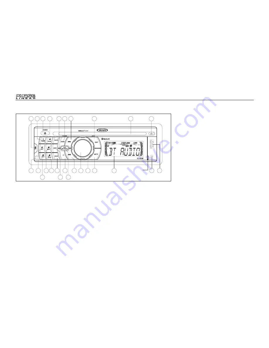 Phase Linear Phase Linear BT1613 Owner'S Manual Download Page 8