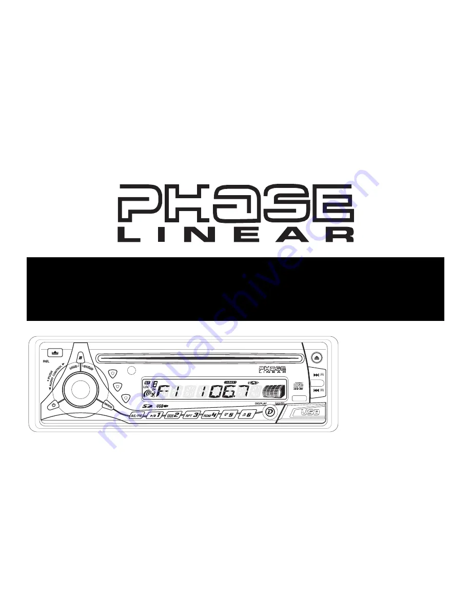 Phase Linear Phase Linear SD1411 Скачать руководство пользователя страница 1