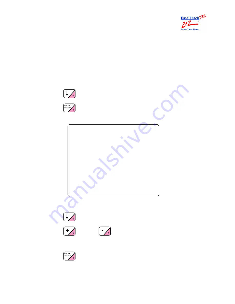 Phase Research 2000 Series Drive-Thru Timer System 2+2/386 Скачать руководство пользователя страница 56