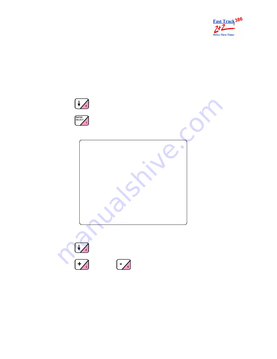 Phase Research 2000 Series Drive-Thru Timer System 2+2/386 Скачать руководство пользователя страница 62