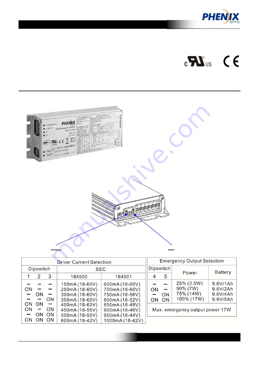 Phenix 18450X-A1-8C1.0 Скачать руководство пользователя страница 1