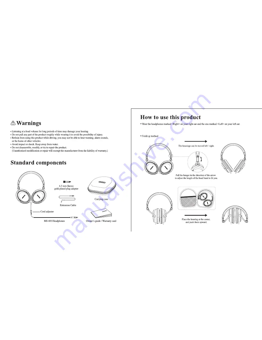 Phiaton MS 400 Owner'S Manual Download Page 2