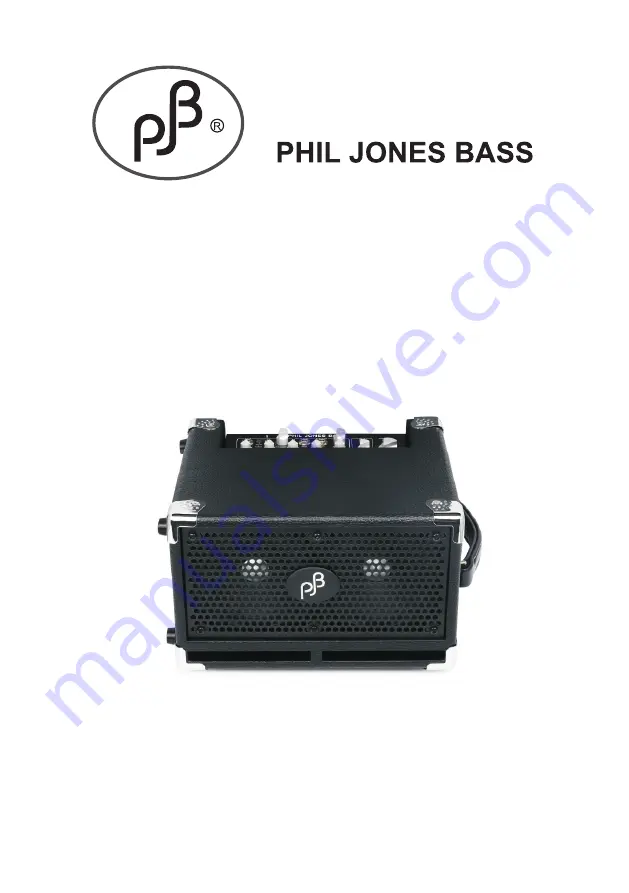 Phil Jones Bass BASS CUB PRO Скачать руководство пользователя страница 1