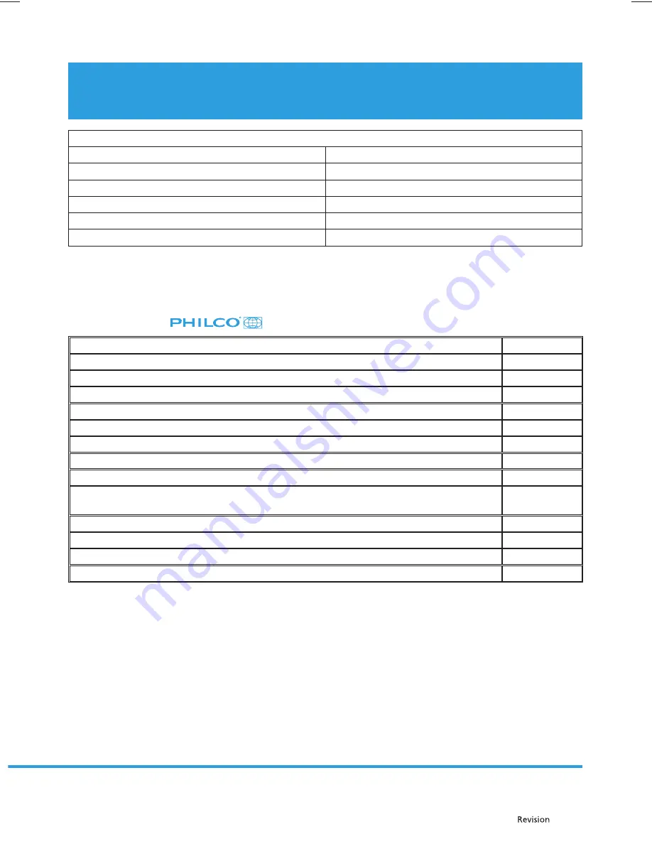 Philco PD 1062 BiS User Manual Download Page 9