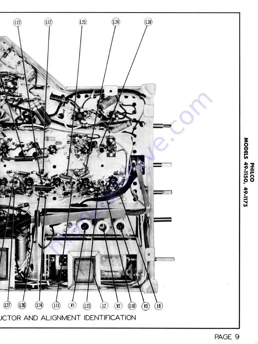 Philco PHOTOFACT 49-1150 Quick Start Manual Download Page 7