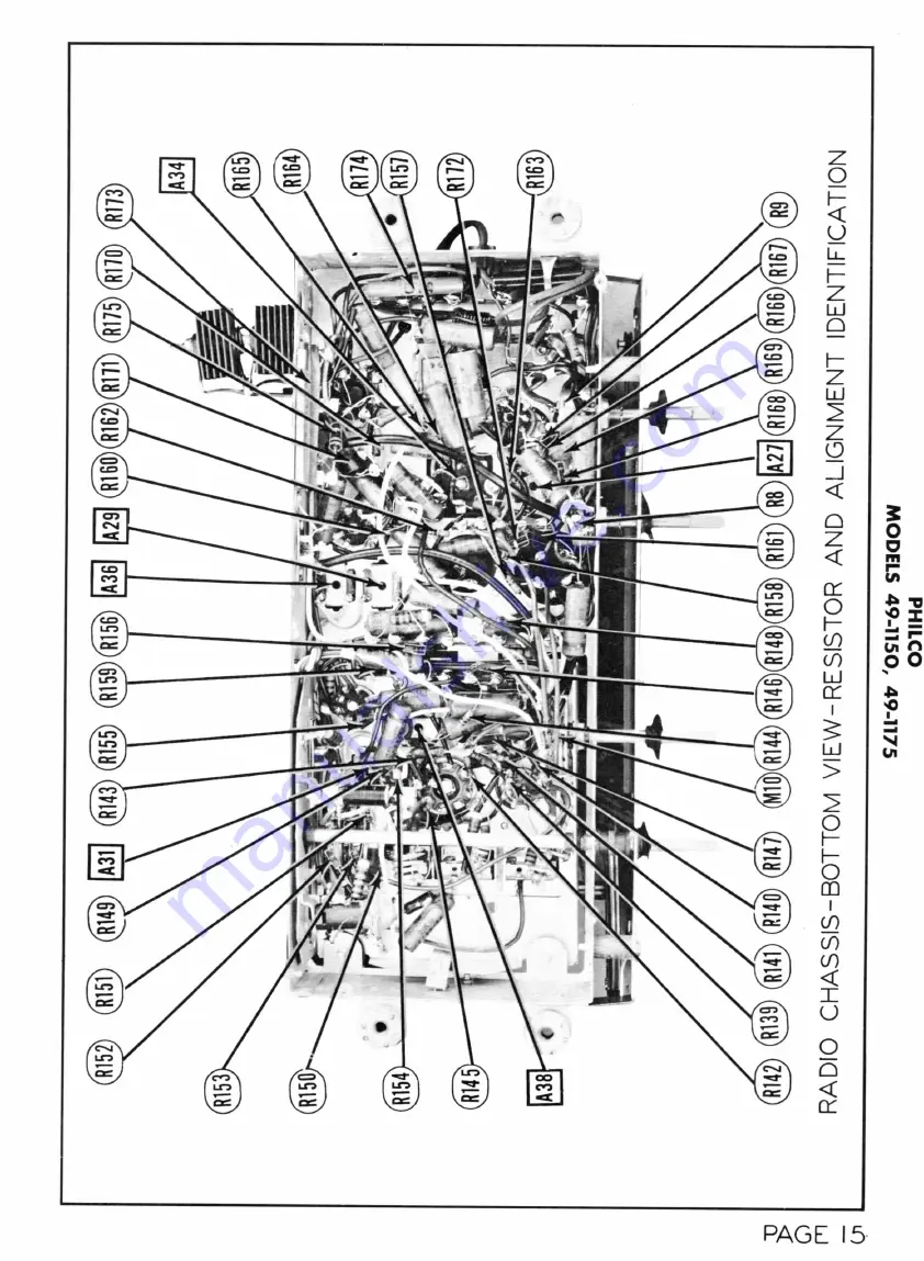 Philco PHOTOFACT 49-1150 Quick Start Manual Download Page 19