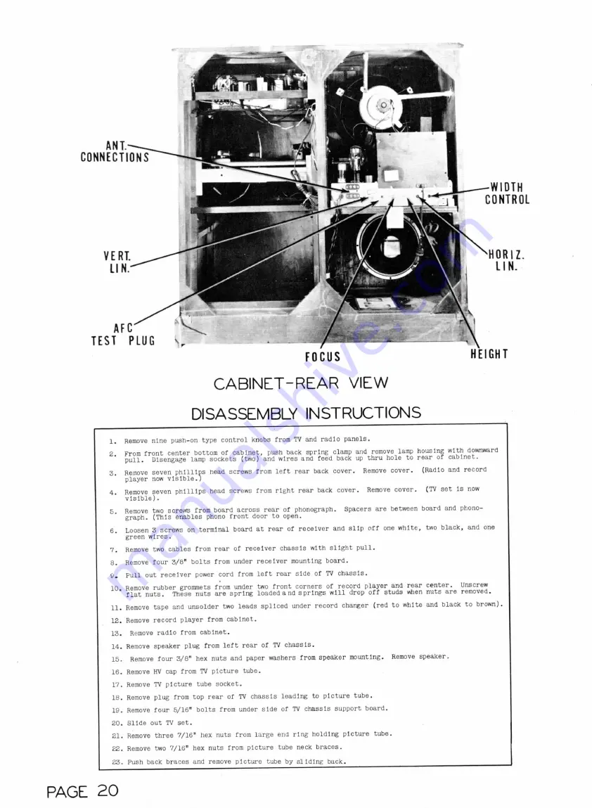 Philco PHOTOFACT 49-1150 Скачать руководство пользователя страница 23