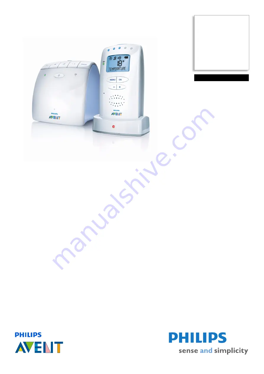 Philips AVENT AVENT DECT SCD520/00 Скачать руководство пользователя страница 1