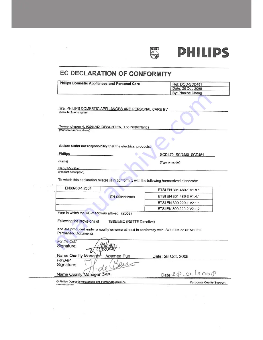 Philips AVENT SCD480 User Manual Download Page 131