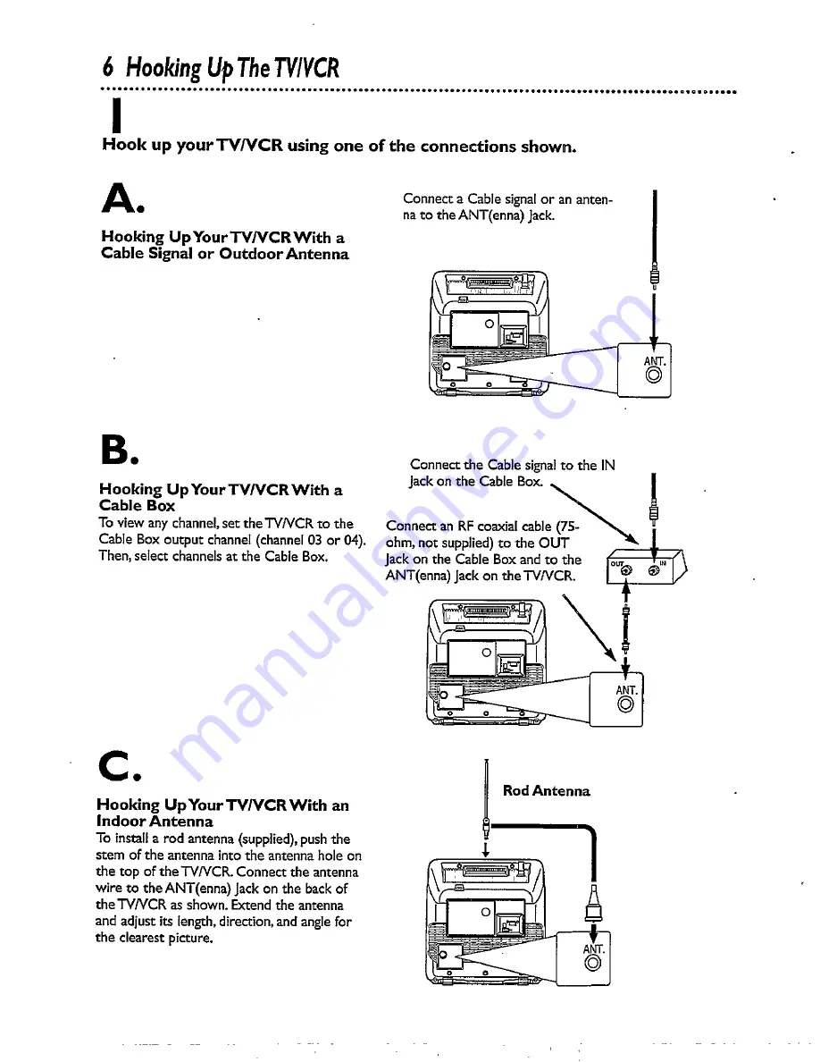 Philips/Magnavox CCX092AT Owner'S Manual Download Page 6