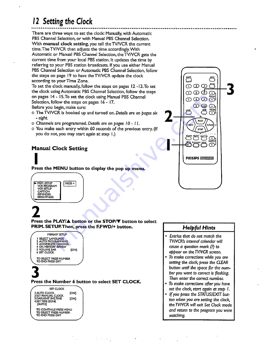 Philips/Magnavox CCX092AT Owner'S Manual Download Page 12