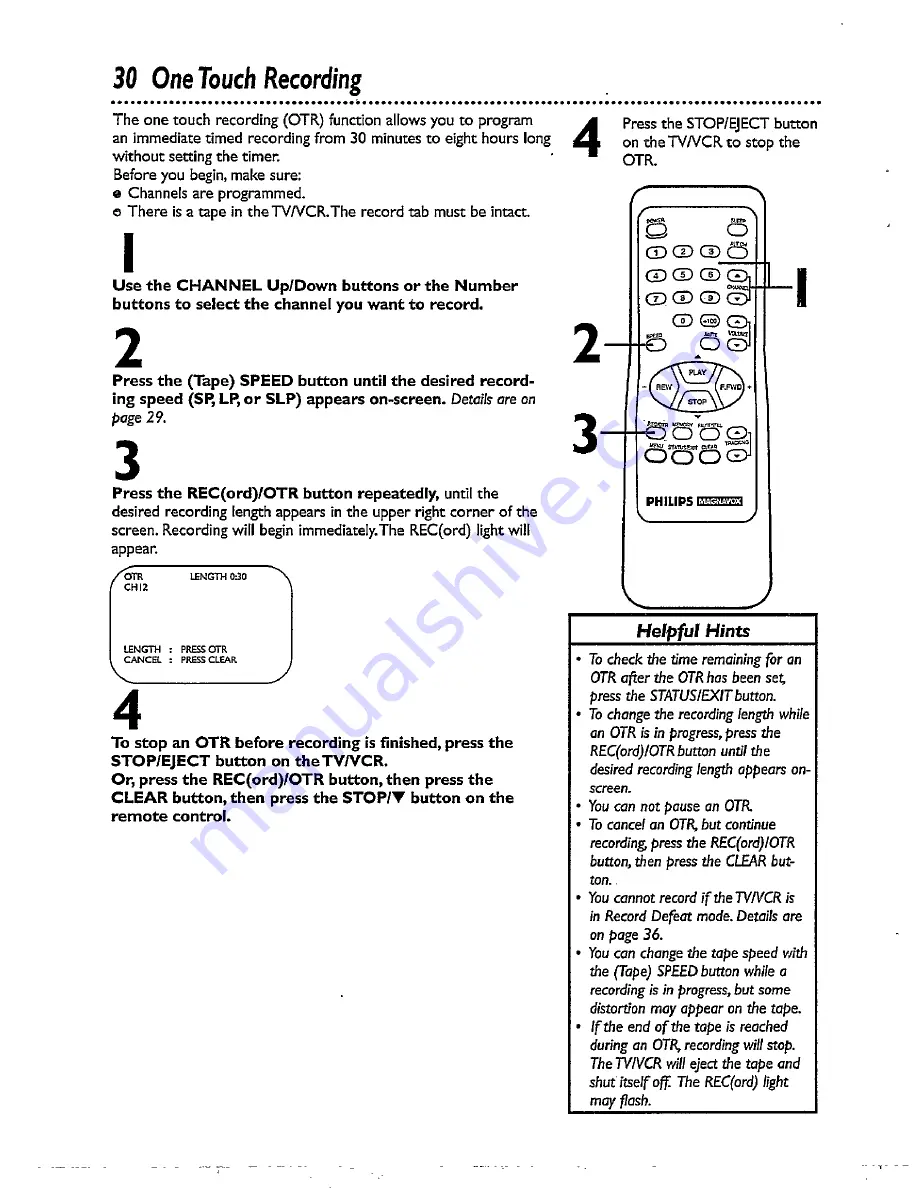 Philips/Magnavox CCX092AT Owner'S Manual Download Page 30