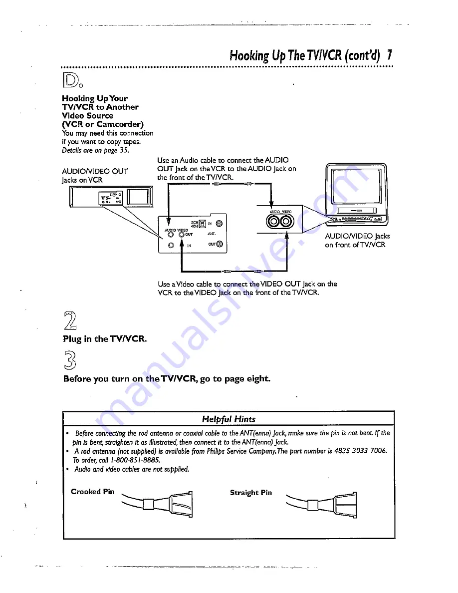 Philips/Magnavox CCX134AT Скачать руководство пользователя страница 7