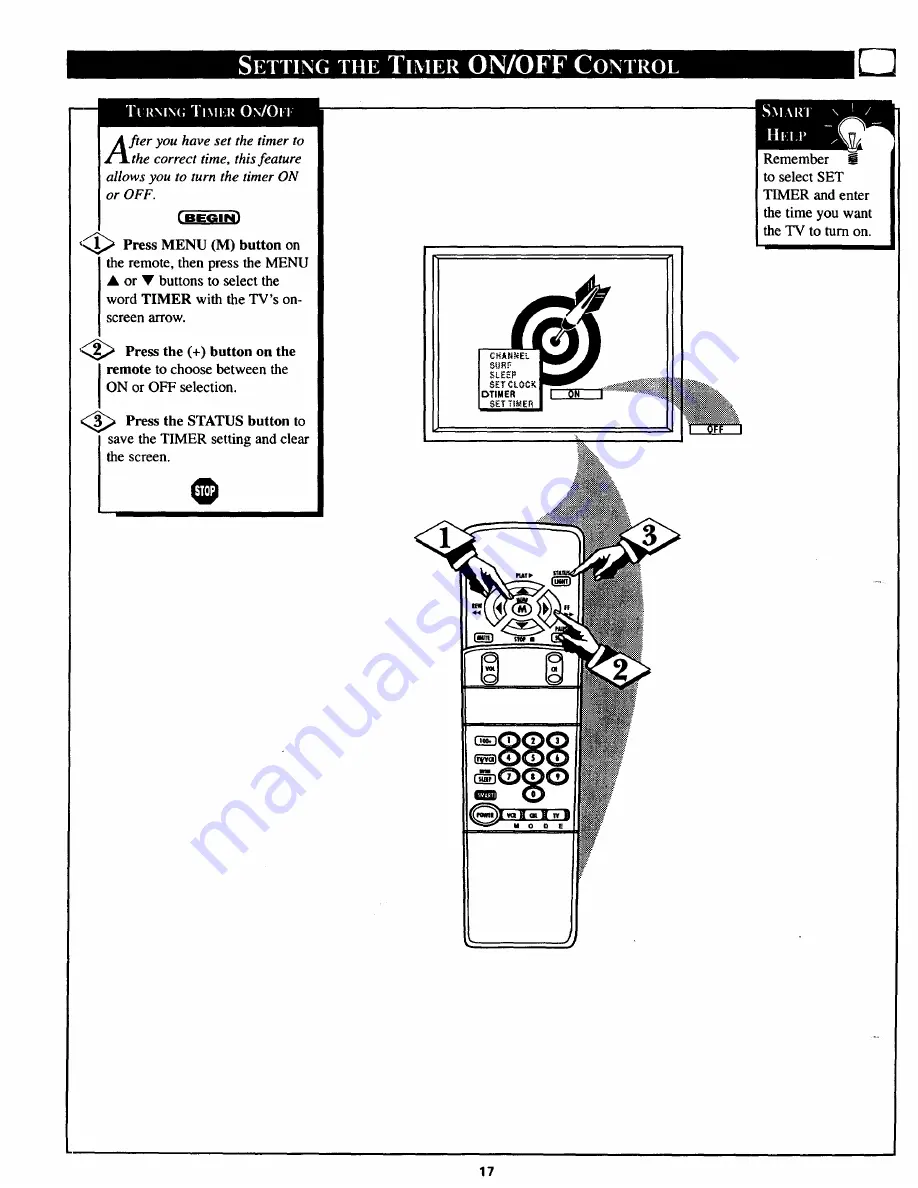 Philips/Magnavox TS3654 Owner'S Manual Download Page 17