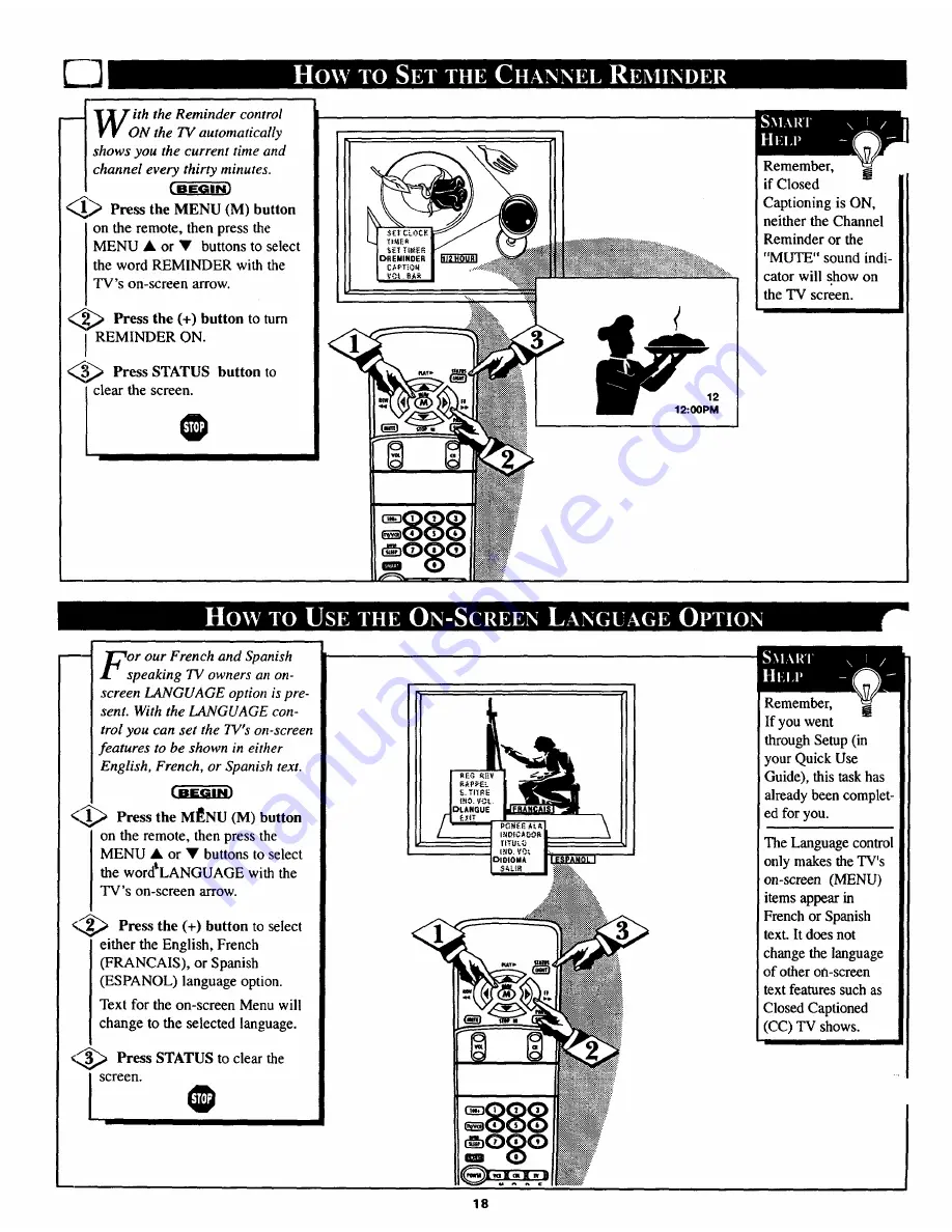 Philips/Magnavox TS3654 Owner'S Manual Download Page 18