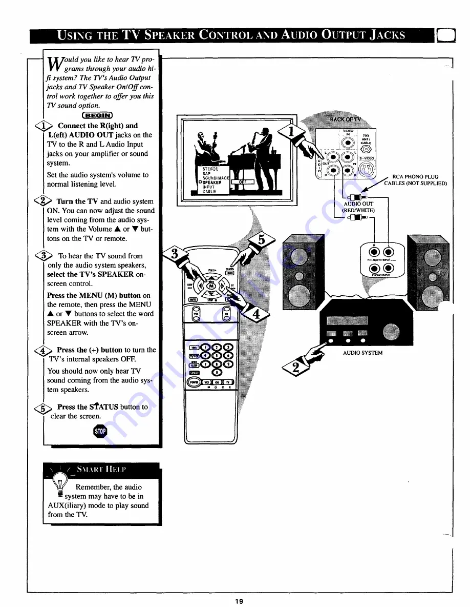 Philips/Magnavox TS3654 Owner'S Manual Download Page 19