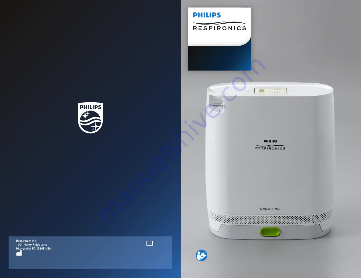 PHILIPS Respironics SimplyGo Mini Manual Download Page 1