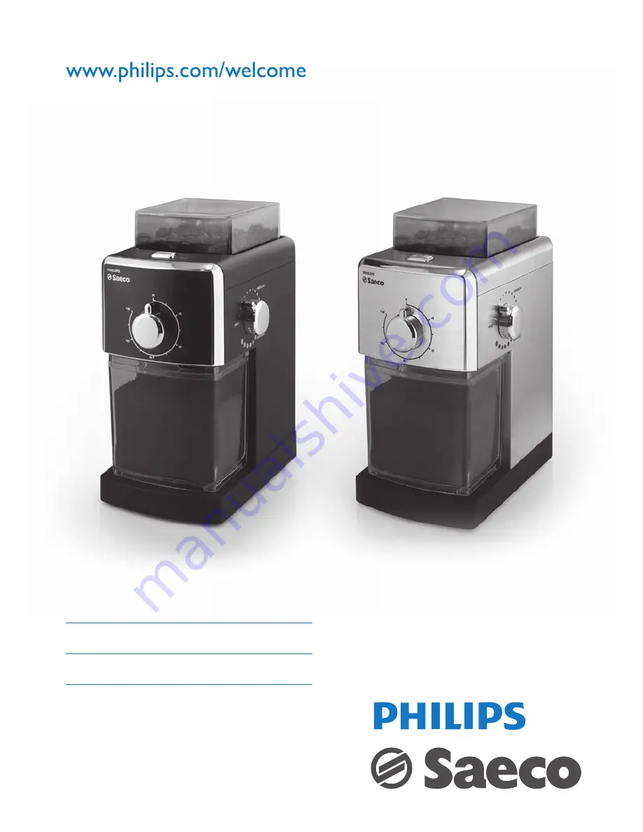 Philips Saeco CA6804 Скачать руководство пользователя страница 1