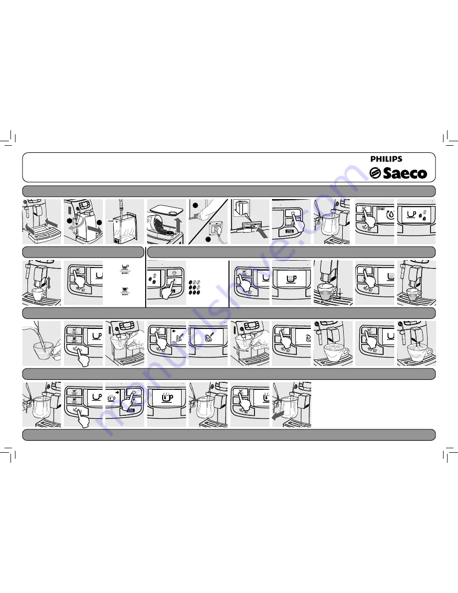 Philips Saeco HD8751/47 Скачать руководство пользователя страница 1